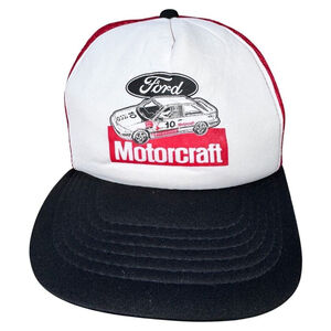 RARE VINTAGE FORD MOTORCRAFT‎ QUALITY PARTS TRUCKER CAP HAT